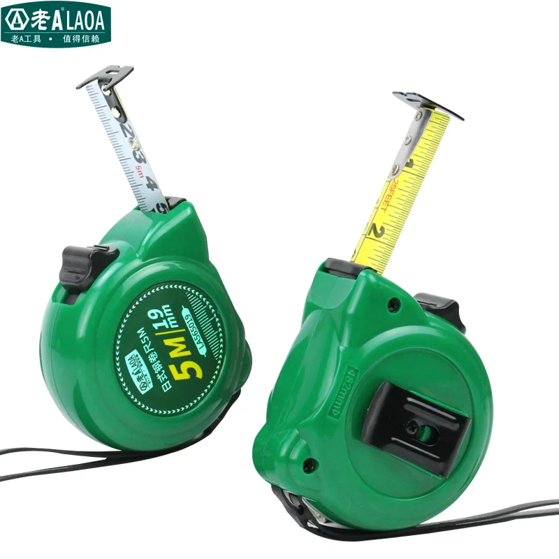 AOA Tapeline 3M/5M/7.5M/10M Tapeline Double Side Steel Measuring Tape Measure Tools Cinta Metrica