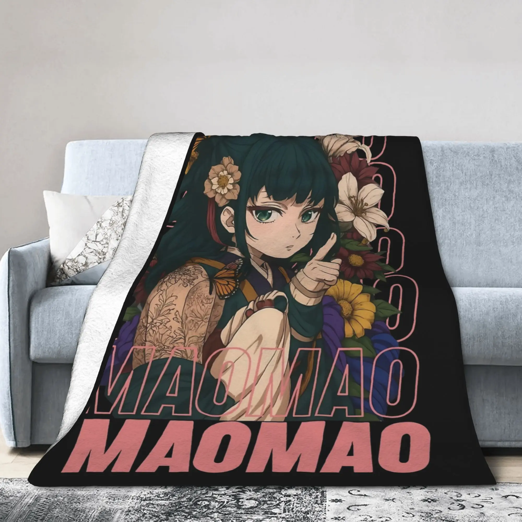 Maomao The Apothecary Diaries Anime Blanket Flannel Decoration Super Warm Throw Blanket for Bedding Bedroom Quilt