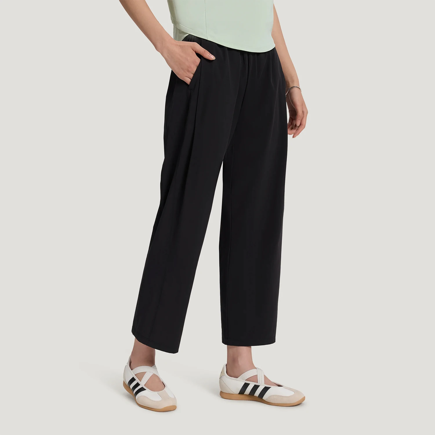 Adidas genuine WOVEN PANTS women's loose and slightly flared sports pants KZ1574