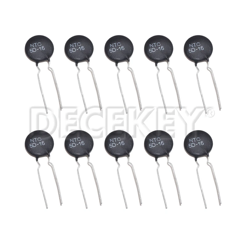 10Pcs Thermistor MF72 5D-15 NTC 5D-7 5D-5D 5D-9 5D-11 Thermal Resistor Temperature Sensor Resistance 5D15 5D11 5D5 5D7 5D9