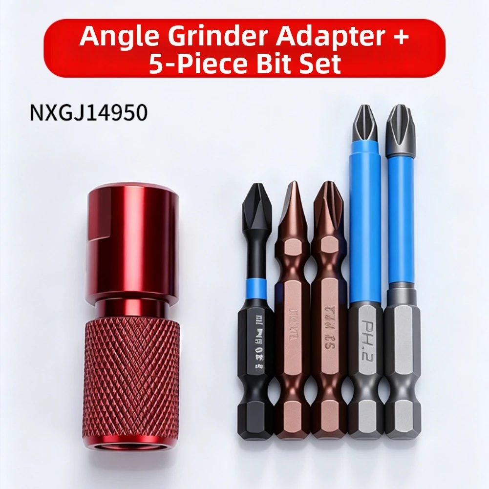 Pop-up Quick Release Self-locking Angle Grinder Conversion Adapter 6.5mm Hex Hole Electric Drill Conversion Screwdriver Tool