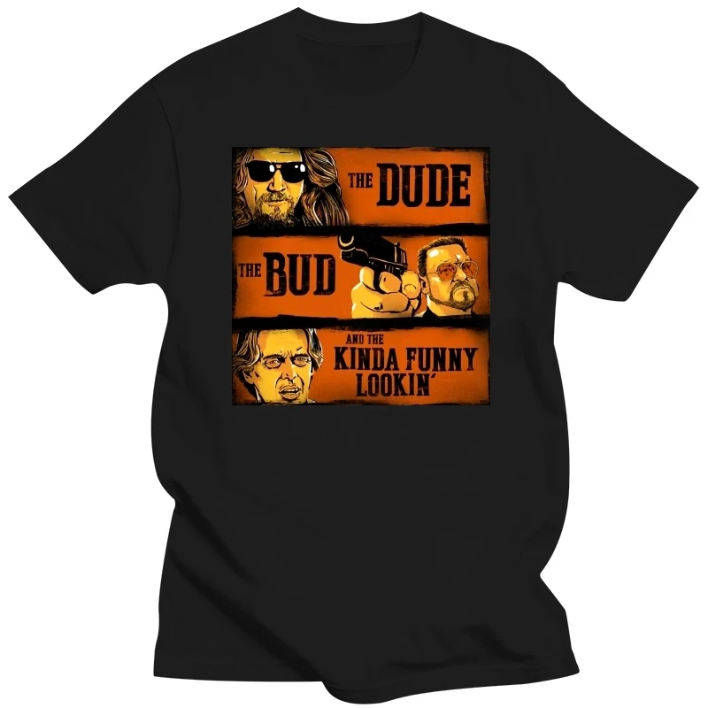 The Big Lebowski The Dude The Bud and The Kinda Tee Tops Men Short Sleeves Walter Sobchak T-shirt Women T Shirts Harajuku