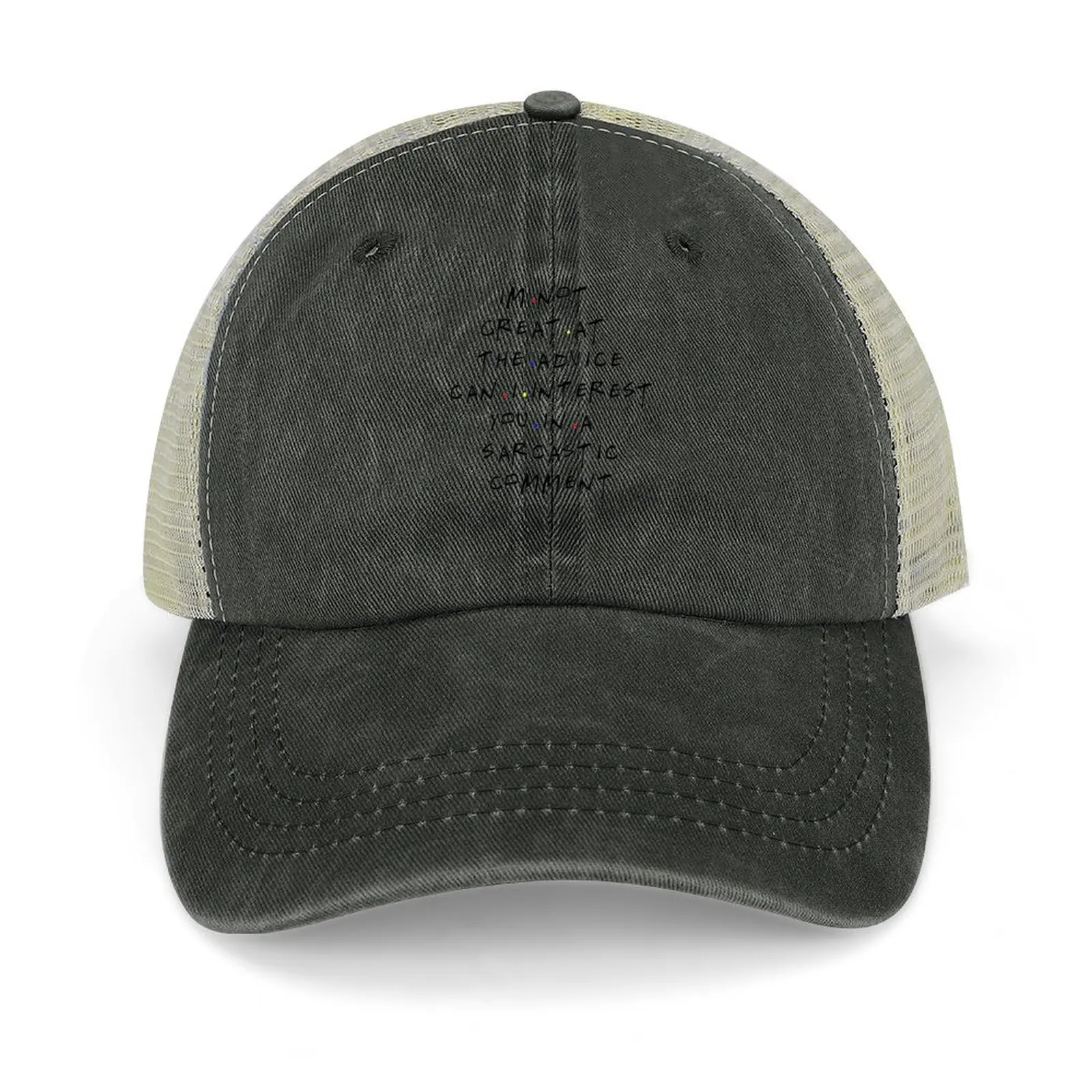 

Chandler Bing qoutes T-shirt classique funny Baseball Cap Thermal Visor tea Hat Brand Man cap Golf Women Men's