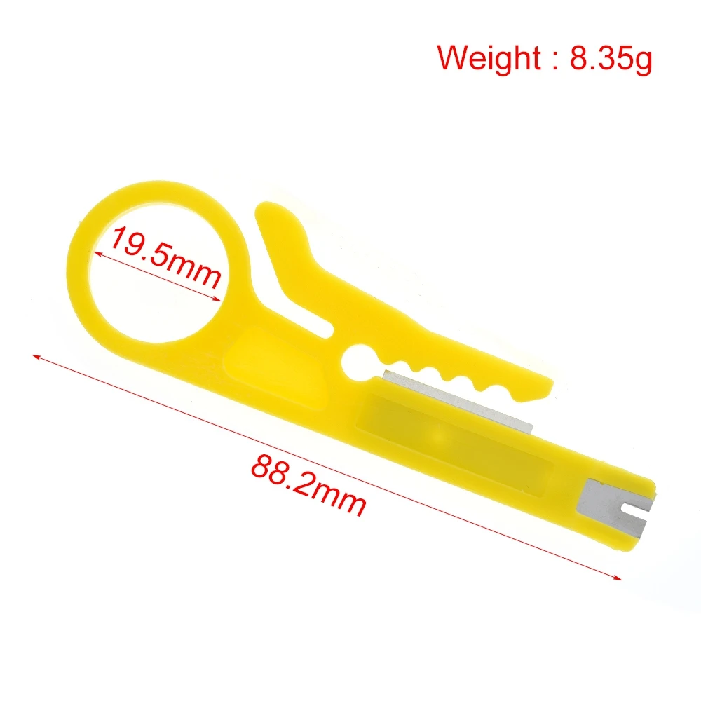 Mini Portable Wire Stripper Knife Crimper Pliers Crimping Tool Cable Stripping Wire Cutter Multi Tools Cut Line Pocket Multitool
