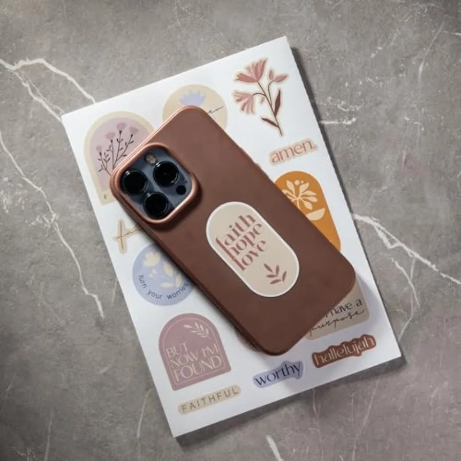 Adesivi cristiani ispiratori 88 pezzi Adesivi motivazionali della Bibbia di Gesù per bottiglie d'acqua Laptop Decalcomania della fede in vinile impermeabile