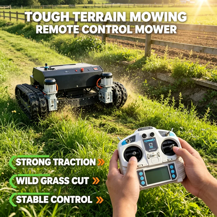 Free Freight SDLOT Custom Adjustable Speed Robot Mower CE EPA EURO5 Mountain Farm Tool