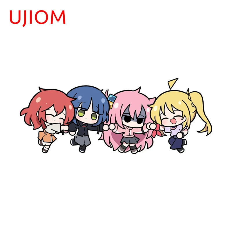 UJIOM Cute Gotoh Hitori Anime Figure Wall Sticker Premium Design Scratch Proof Graffiti Decal Attractive Living Home Decor