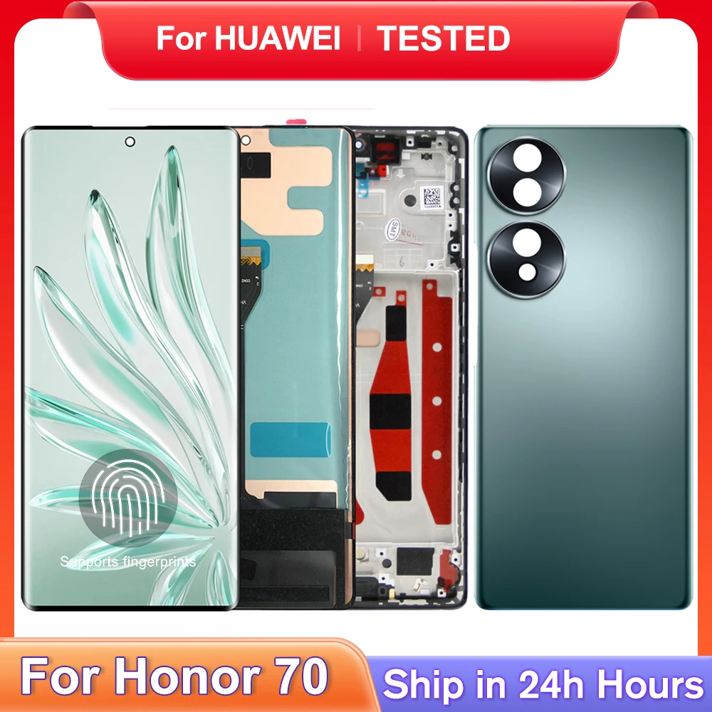 For HUAWEI 6.67''Honor 70 For  Honor70 FNE-AN00 FNE-NX9 LCD Display Touch Screen Digitizer Assembly Replacement