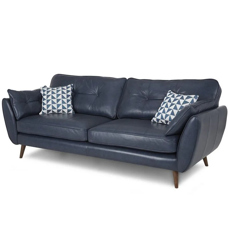 

Заводская настройка, современный дизайн, мебель для гостиной, 2-местный кожаный диван для гостиной