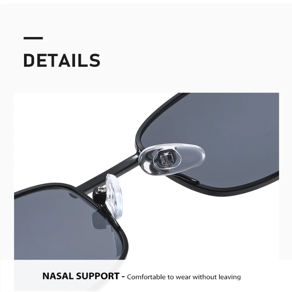 KLASSNUM Neue kleine Metall-Sonnenbrillen für Damen und Herren, trendige Retro-Brillen mit quadratischen und runden Rahmen, UV400-Brillen, Großhandel – Detail 6