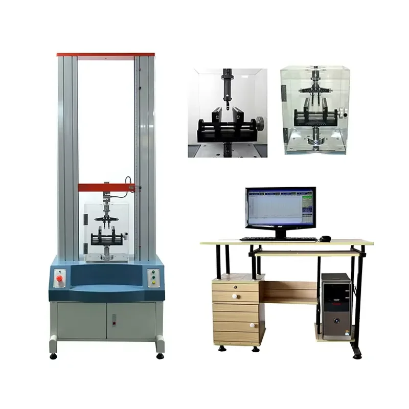 Desktop Material Universal Tensile Force Tester Machine Elongation Tension Stress Test Equipment Price