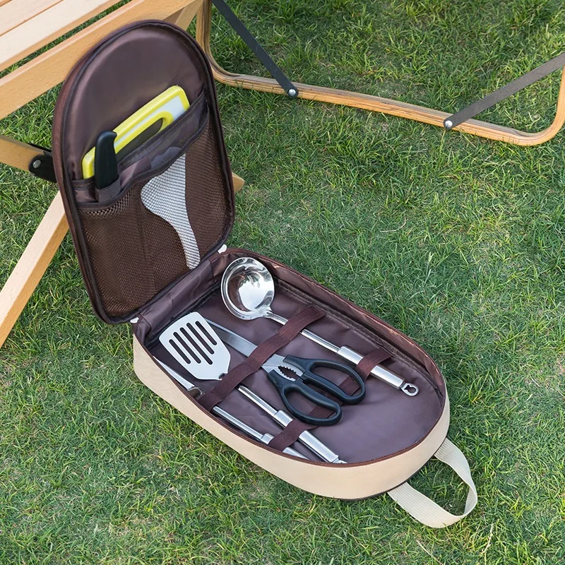حقيبة التخزين أدوات المطبخ التخييم حقيبة يد شواء سكين حقيبة المحمولة حقيبة أدوات المائدة السفر