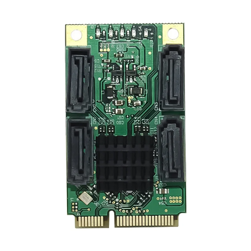 

Карта расширения Exquisite ST586 Minipcie 88SE9230 Quad SATA III RAID Промышленный ПК Портативная универсальная карта расширения