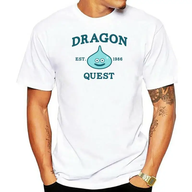 Printed Men T Shirt Cotton tshirts O-Neck Short-Sleeve Dragon Quest Women T-Shirt1