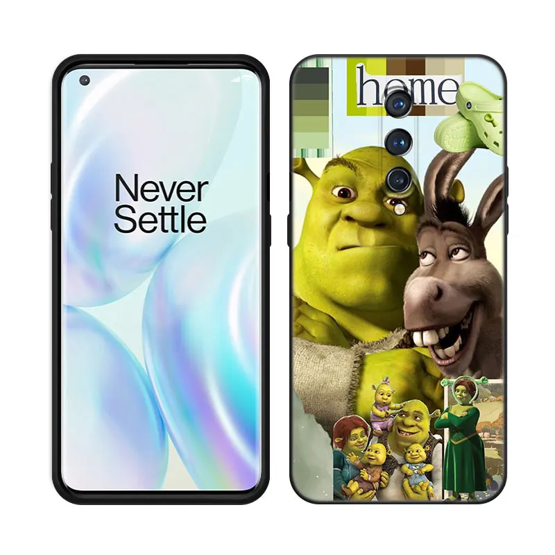 Anime S-shrek Art Phone Case For OnePlus 9 10 ACE 2V Pro 9RT 10T 10R 11R Nord CE 2 3 Lite N10 N20 N30 5G Black Silicone Cover