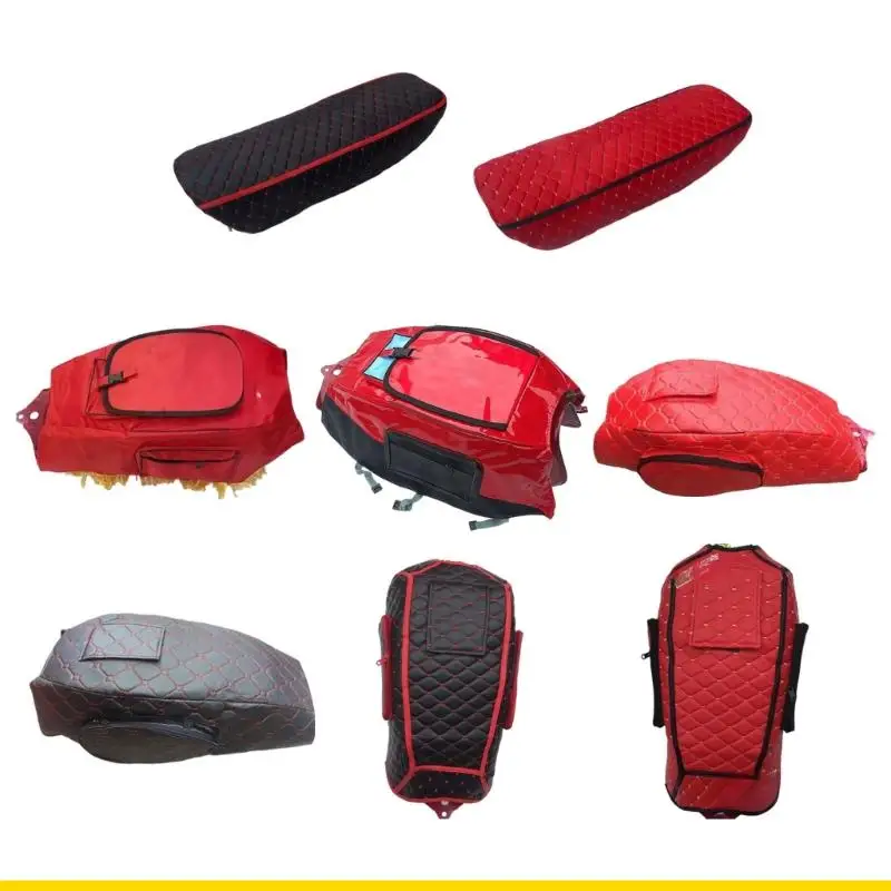 

SZCH Quick Install Motorcycle Bag Multiple Layer Storage Red Protective Cover