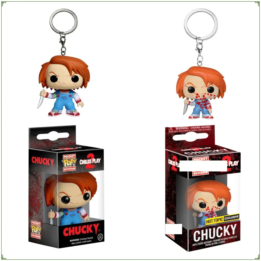 

Funko POP Keychain Child's Play CHUCKY Representative of Classic Horror Characters Action Figures Pendant Keychains Kids Gifts