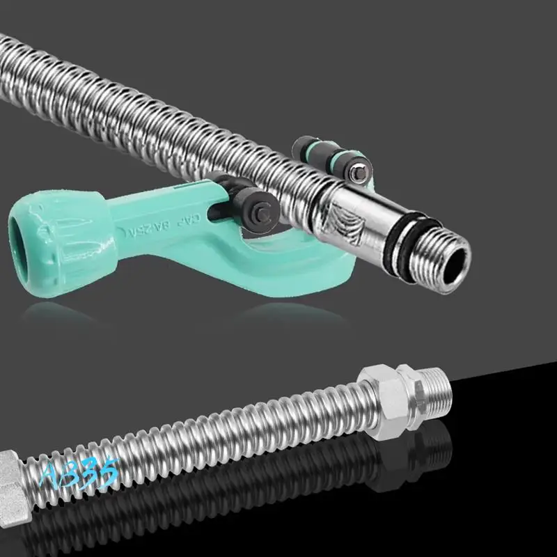 

AB35-Stainless Steel Corrugated Pipe Cutter 0.3-1.3Inch Tube Cutter Wheel Metal Pipe Tool Accessories Pipe Cutter Roller