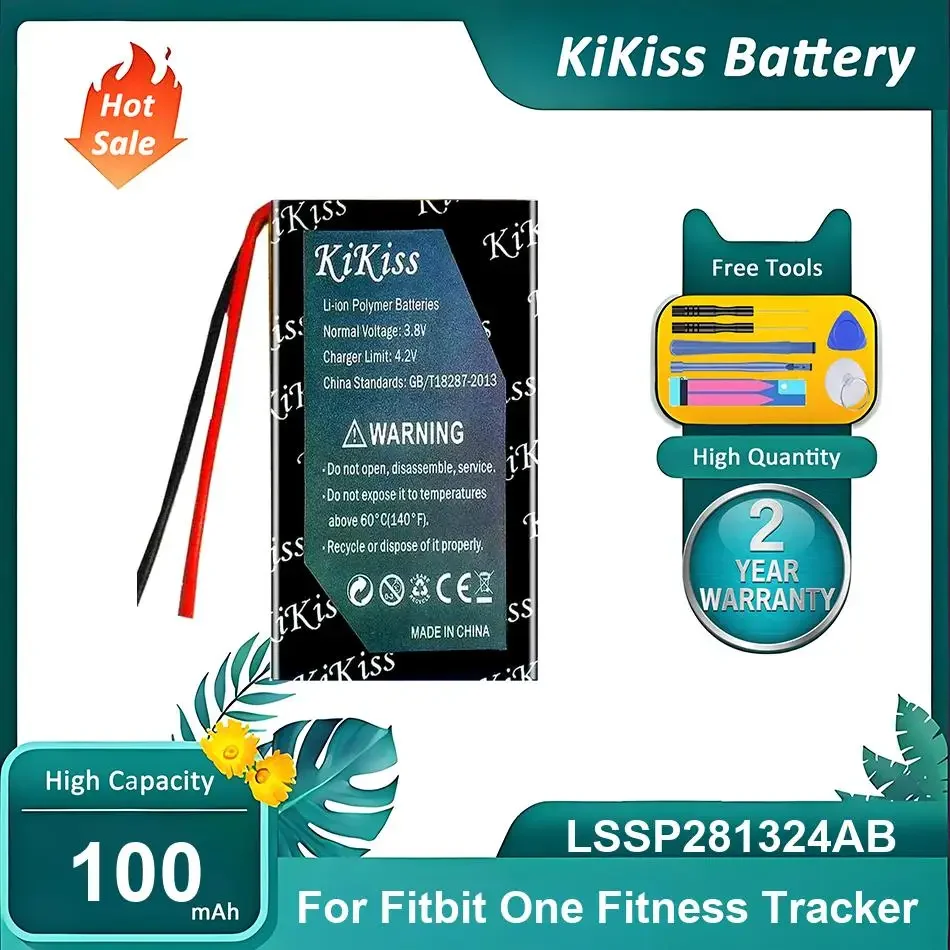 

Совершенно новая батарея для фитнес-трекера Fitbit One, LSSP281324AB, 100 мАч