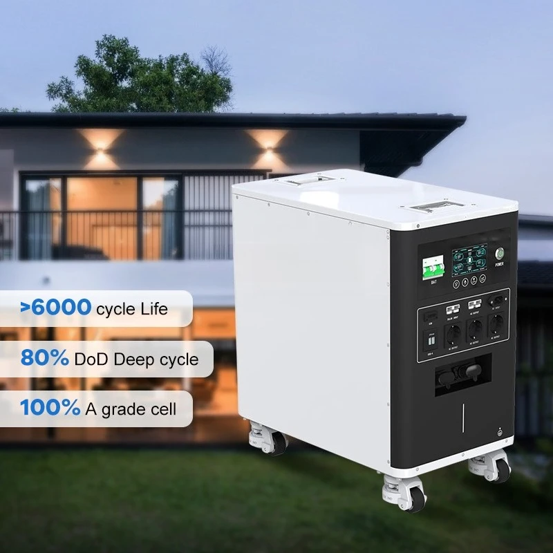 Combined Inverter and Battery All in One 6.2kw Residential Solar Energy System Off Grid Hybrid Solar Storage System