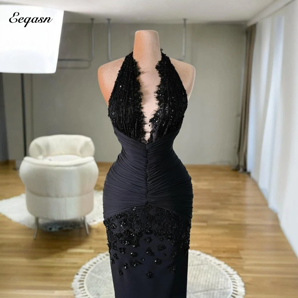 

Customized Ball Gown Dress Elegant Party Dresses Luxury 2026 Black Evening Gown for Special Occasions vestidos de noiva
