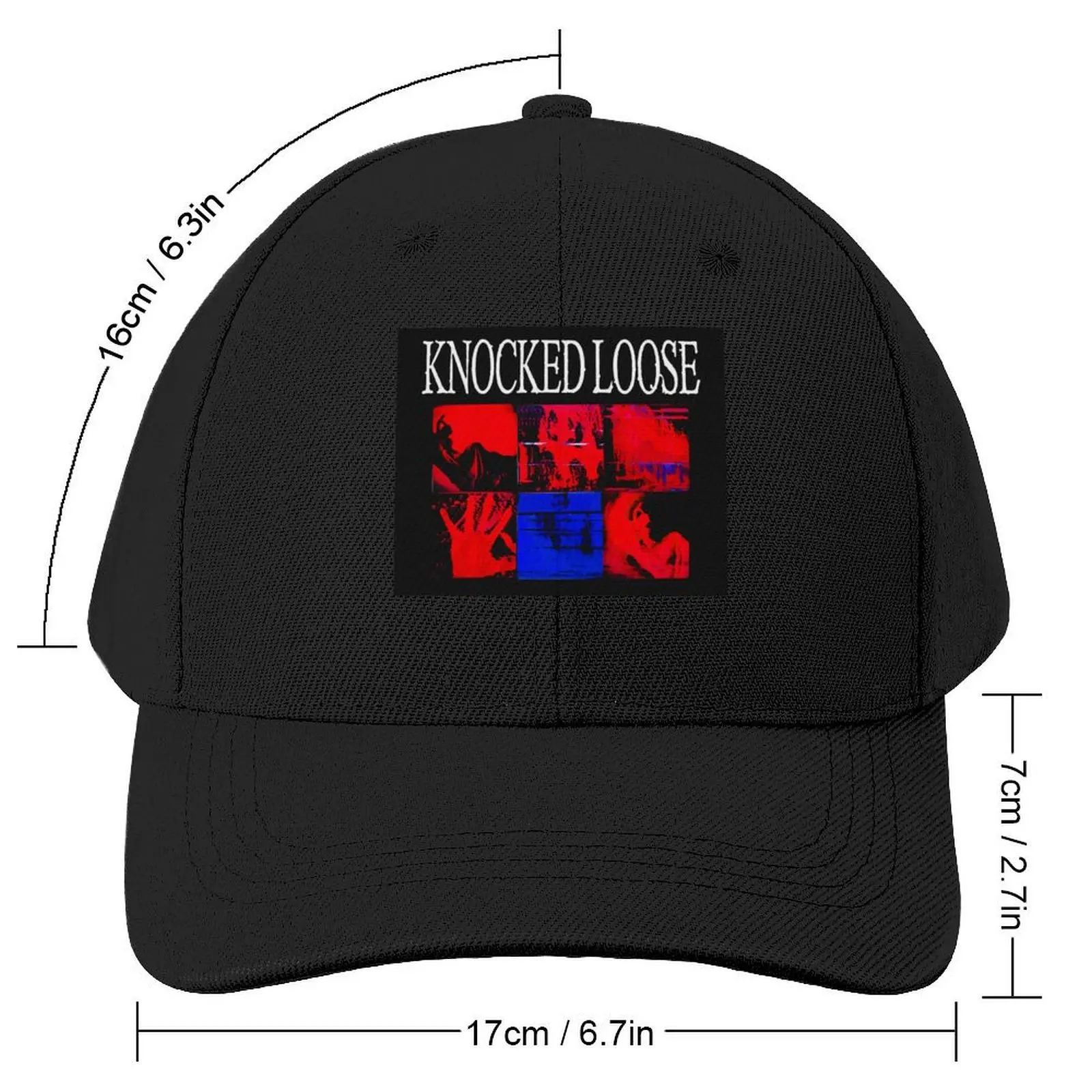 Knocked Loose Art Baseball Cap Christmas Hat Golf Hat Man sun hat western Women Hats Men's