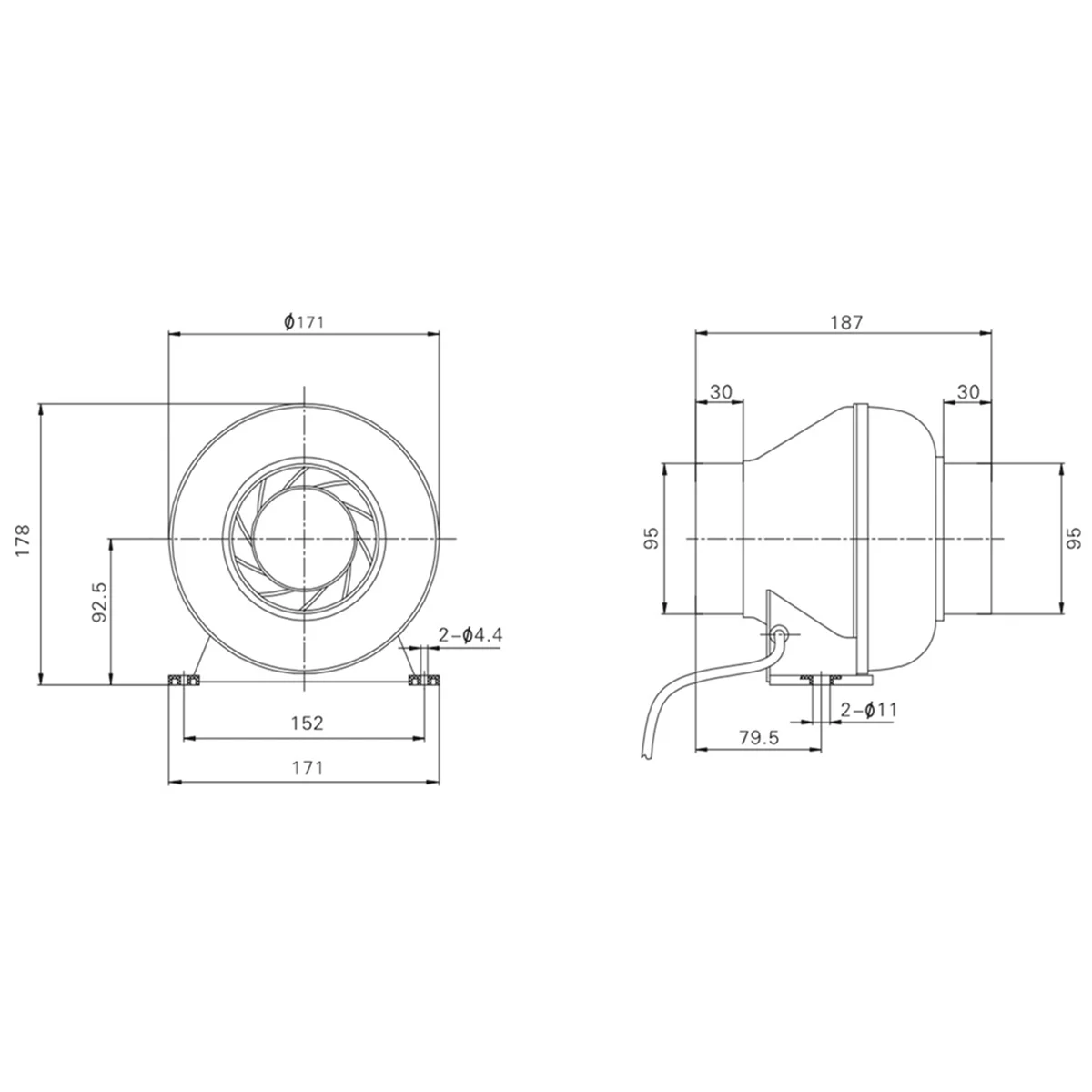 

2025 + линейный канальный вентилятор, 4-дюймовый дымоотводный вентилятор с регулятором скорости для палатки для выращивания грибов, вилка европейского стандарта