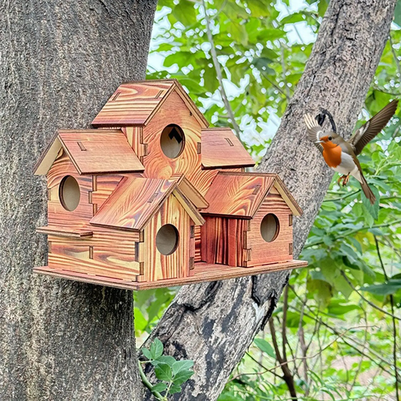 Wooden Bird House G…