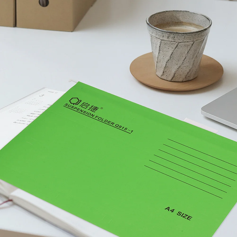 10 Pcs Hanging Folder Convenient File Folders Portable Office for Filing Cabinet