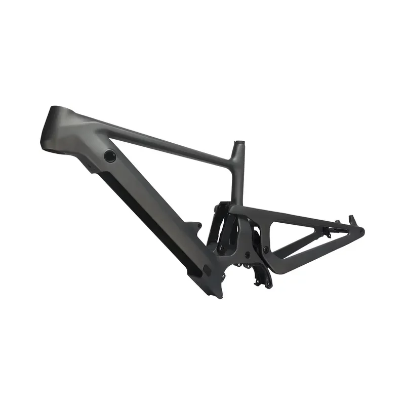 29 Inch Carbon Fiber Mountain Bike Frame Electric MTB Full Suspension Disc Brake Lightweight Custom E-Bike Assembly OEM