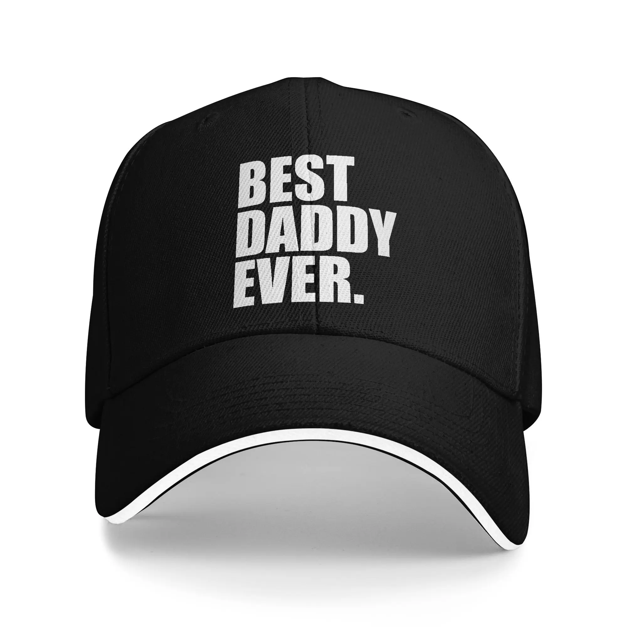 Best Daddy Ever  Sun Baseball Cap  Spring y2k Cool Trucker Hat For Unisex Men Running Hippie Baseball Caps