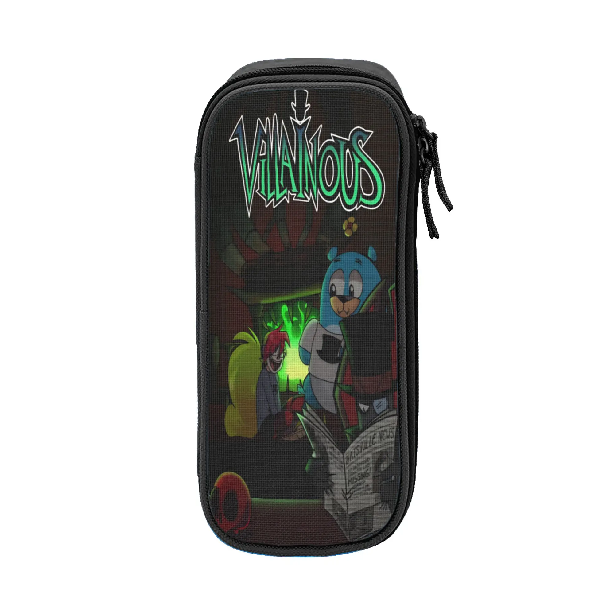 Creative Villainous Comdy Pencil Cases  Pencil Box Pen Box for Student Large Storage Bag School Supplies Gifts Stationery