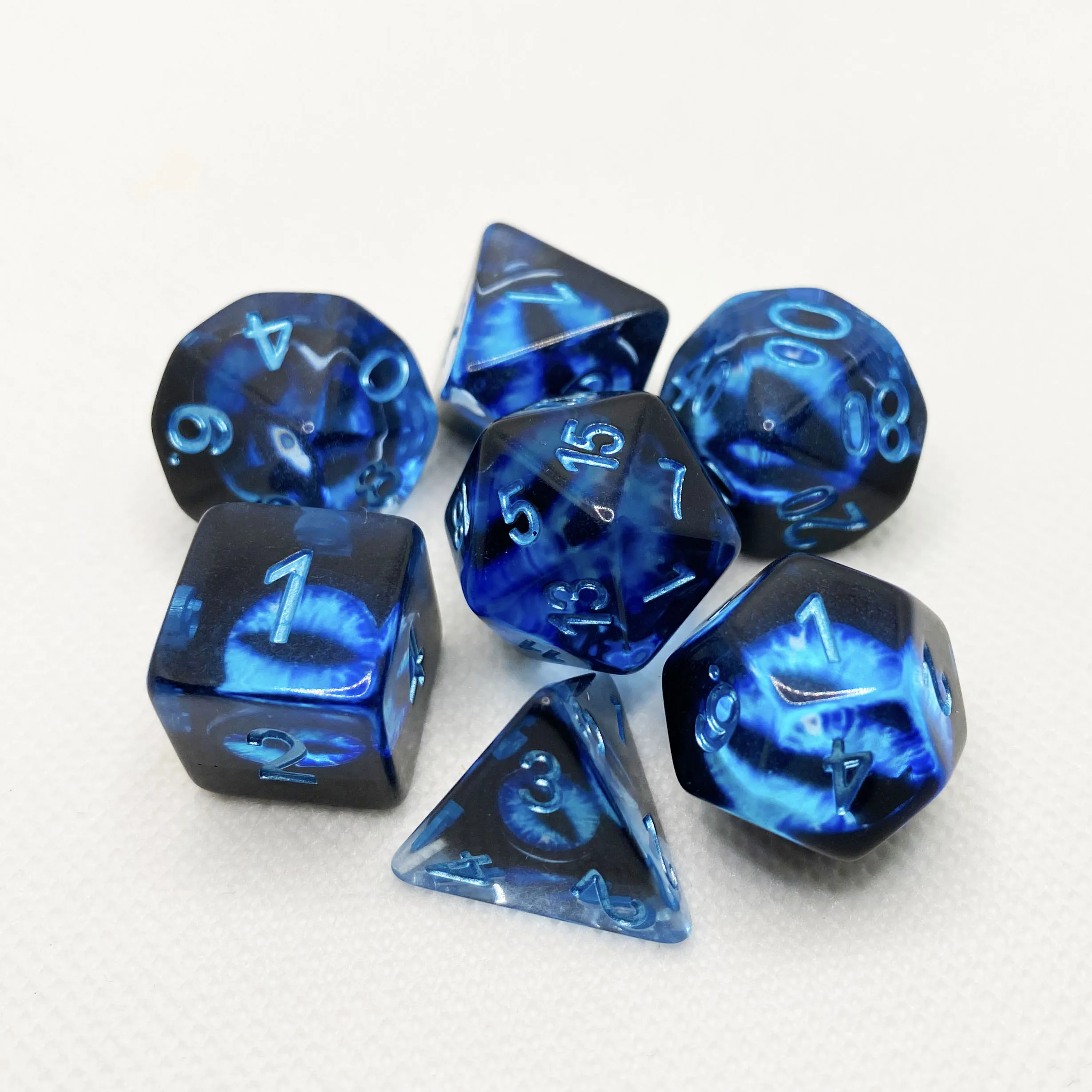 

Resin dice for Dungeons and Dragons dados dnd dice Dragon Eyes D20 Polyhedron dice Eye juegos de mesa board game for mtg