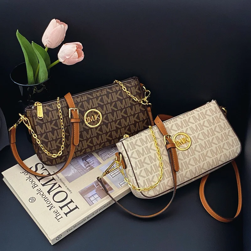 

Light Luxury Design Ladies Purses And Handbags 2025 Classic Solid Color Chain Shoulder Bag Letter Element Women's Crossbody Bag