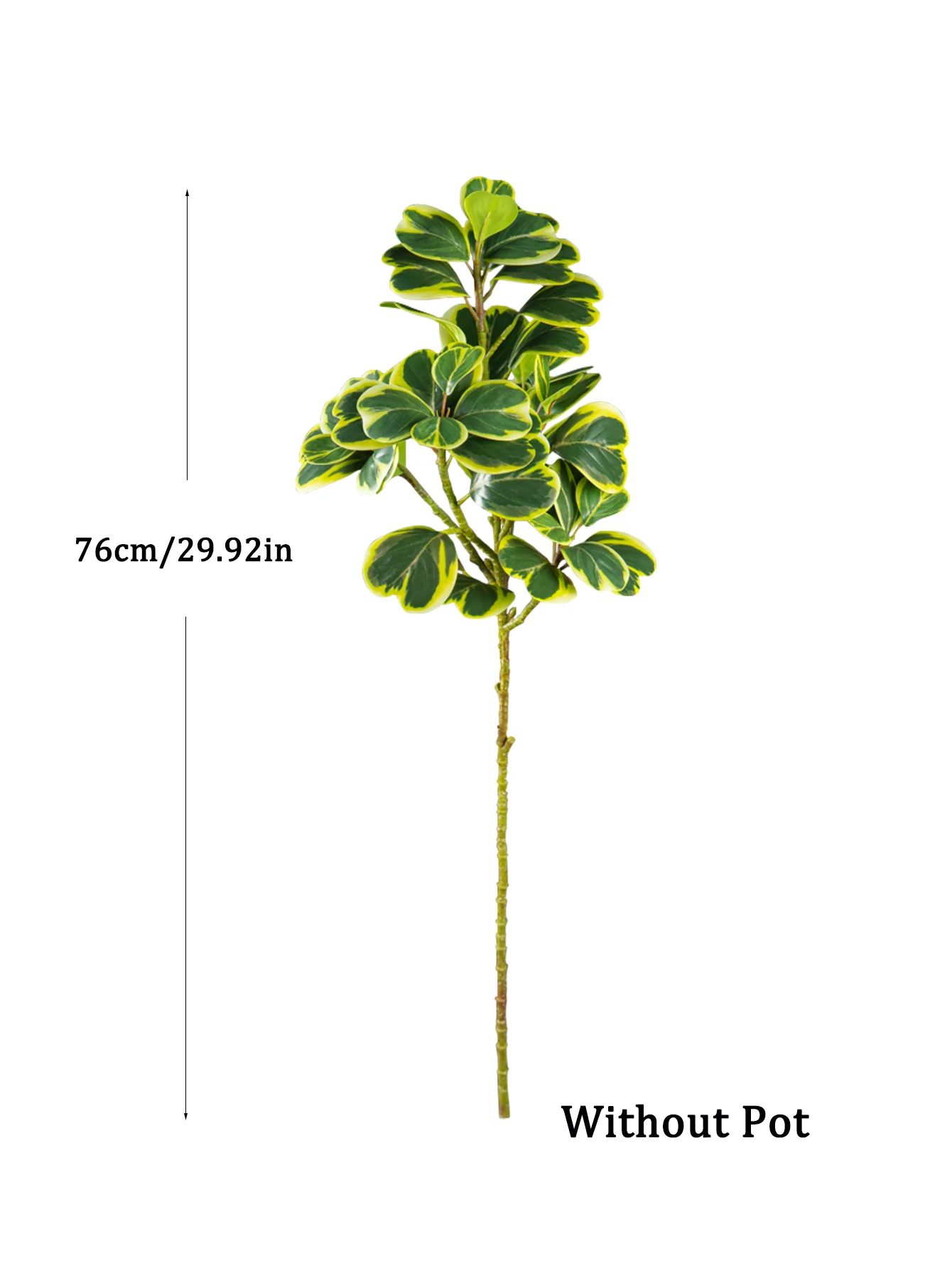 76-115cm Künstlicher Ficus-Baum Hoher Kunstbaum Tropische Grünpflanze Plastik-Banyan-Zweig für Heim Boden Geschäft Party Hochzeitsdekoration – Detail 6