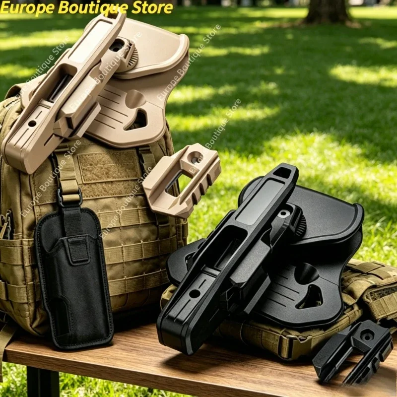 

Airsoft Hunting Gun Holster Tactical Belt Pistol Case for 9mm/SW40/357 Double Stack