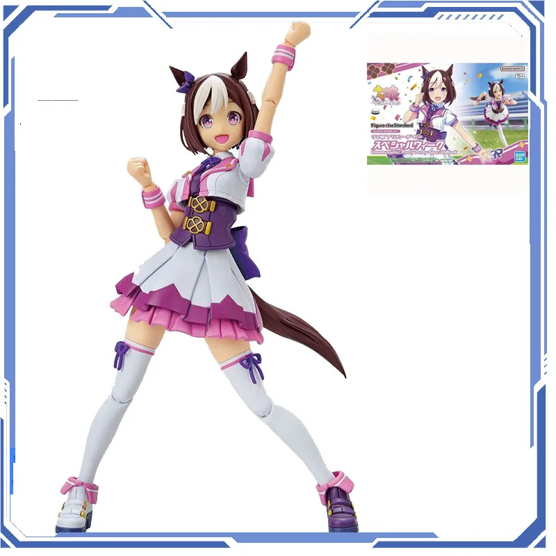 Bandai-Original Action Figure Rise Padrão FRS Uma Musume: Pretty Derby, Semana Especial Modelo Montado, Brinquedos Colecionáveis