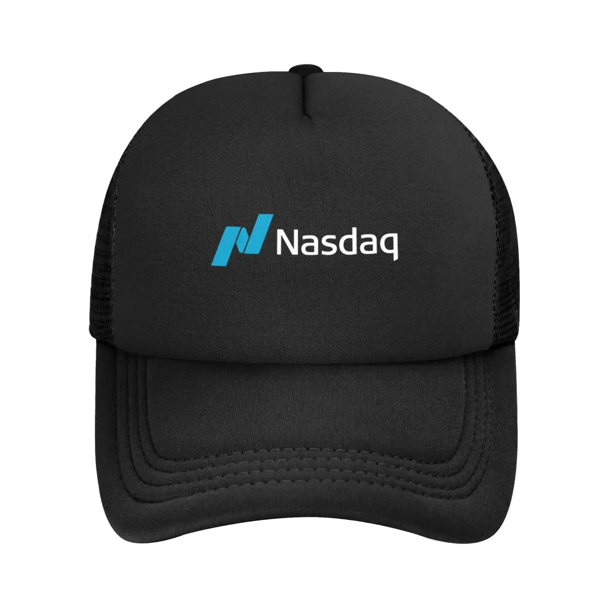 Nasdaq Stock Market Baseball Cap Vintage Baseball Mesh Trucker Cap Hat