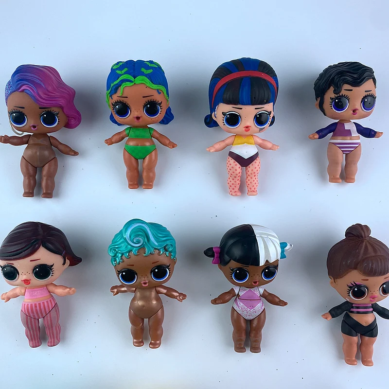 can choose LOLs dolls sisters girls DIY collection toys children birthday gifts 8cm dolls