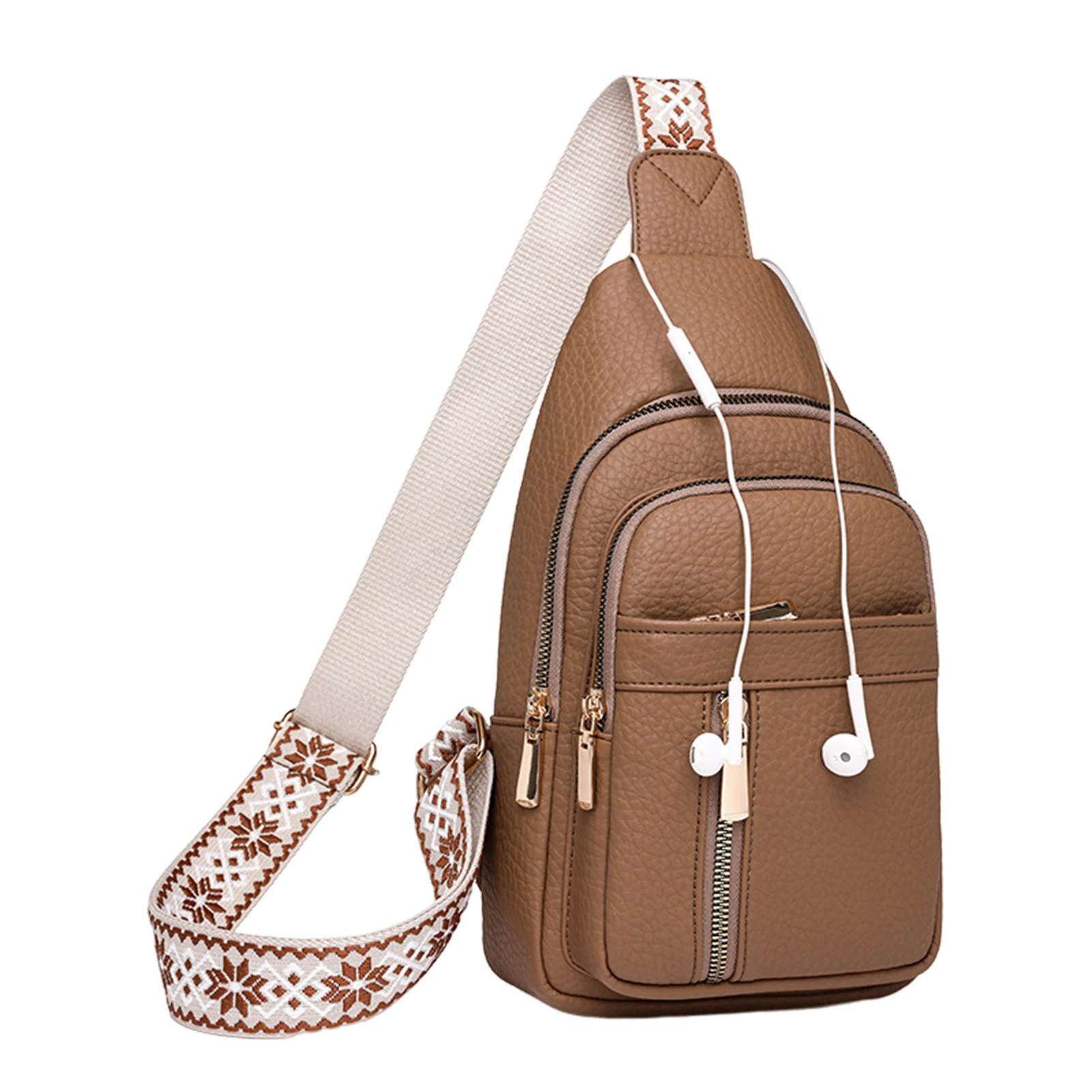 Diebstahlsichere Umhängetasche, modische Reise-Sling-Brusttasche, multifunktionale Tagesrucksack-Sporttasche mit großer Kapazität für Männer und Frauen – Detail 6