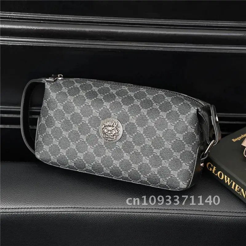 2022 New Men's Clutch Mens Business Casual Clutches Bags Bag Soft Hand Mobile Purse Cluth Phone Wallet Leather Pu Bag Bag Male