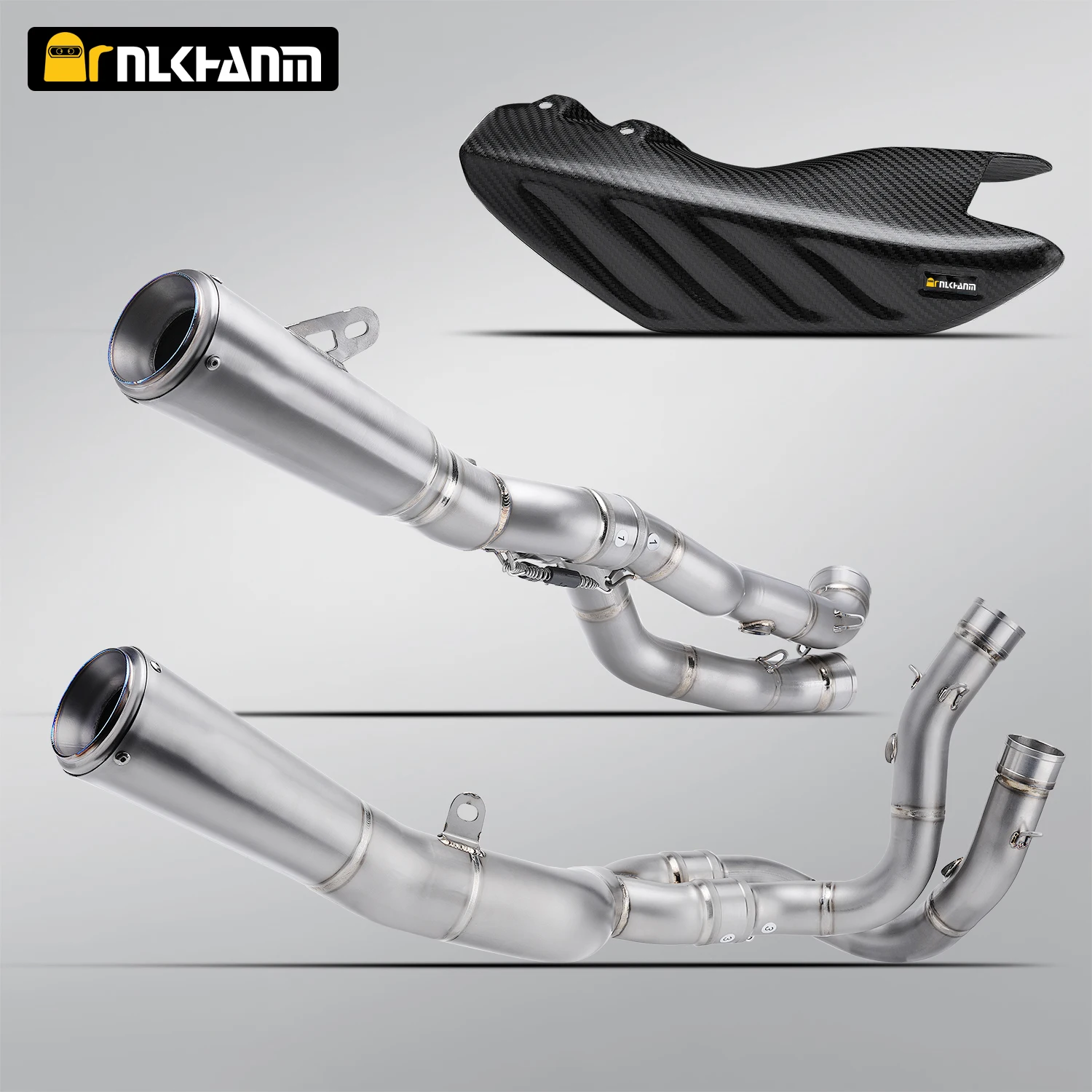 Proejct titanium full exhaust system with S1-GP titanium exhausts for Ducati Panigale V4 Streetfighter V4 SP PANIGALE V4 V4 S