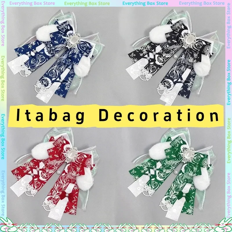 

Лазерная лента, подвеска на рюкзак, подвеска-бабочка с узлом, булавка, двумерная Itabag, аксессуар «сделай сам», украшение в стиле Лолиты, подарок для друга