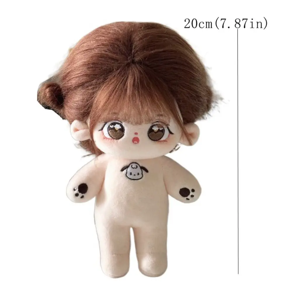 No Clothes Anime Plush Star Dolls No Attributes PP Cotton Idol Cotton Doll Stuffed Soft No Attributes Dolls Holiday Gift
