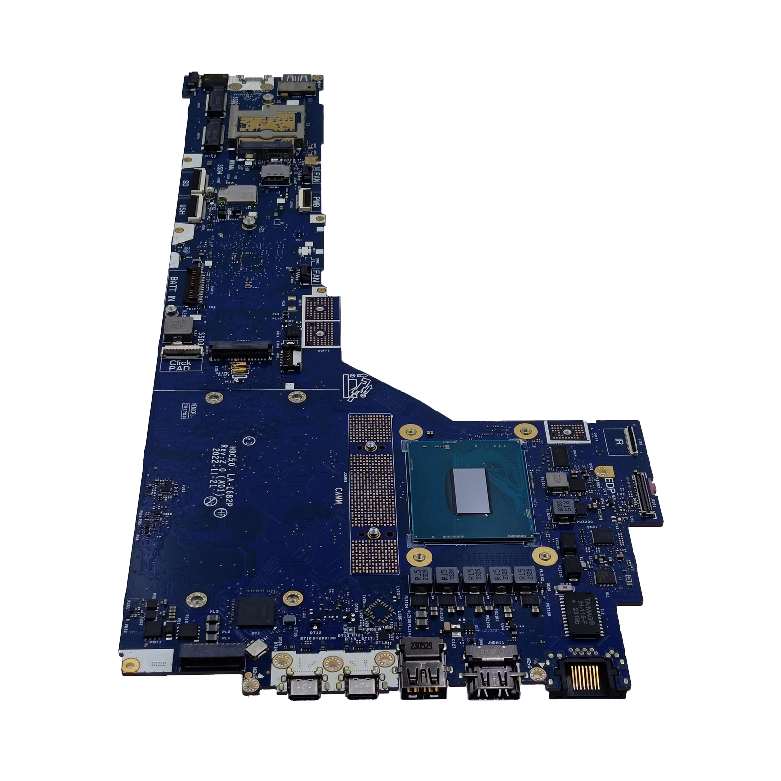 0TYG82 Per Dell Precision 7670 Scheda Madre Del Computer Portatile SRLGJ i5-12600HX Mainboard HDC50 LA-L882P