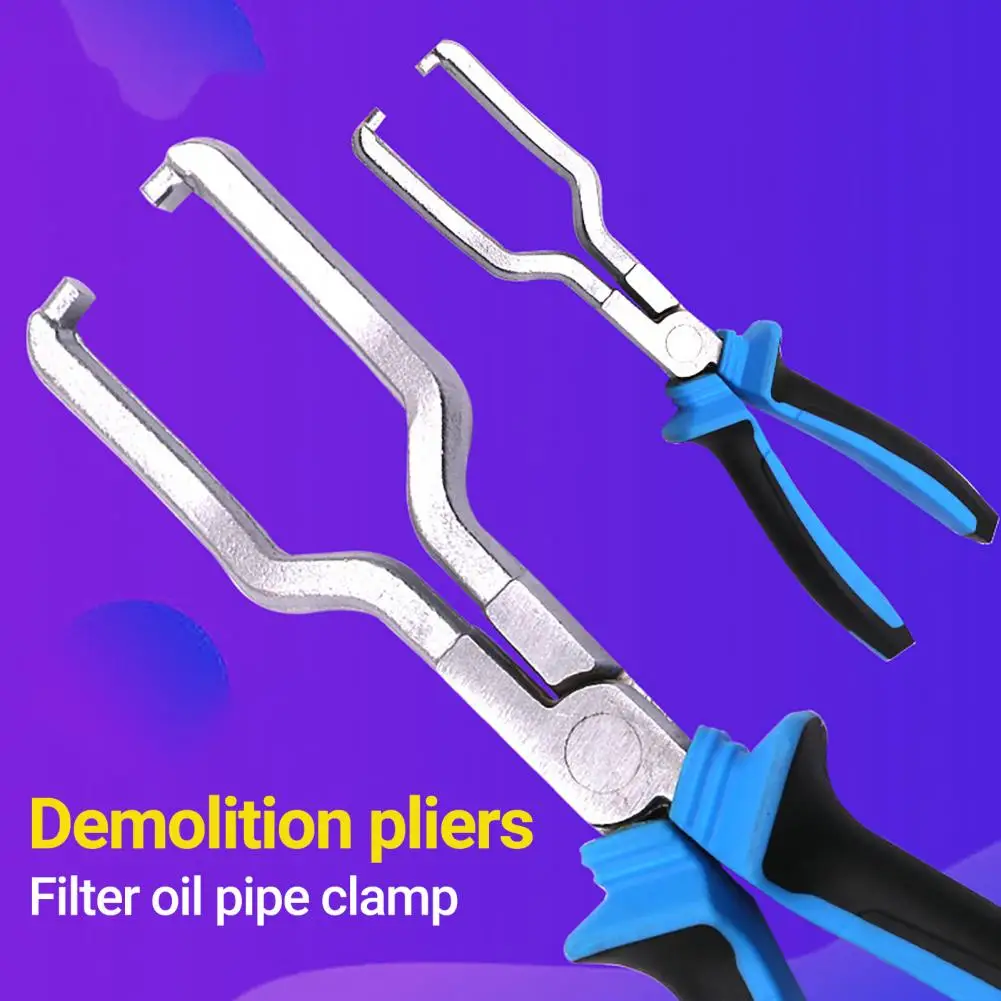 

Fuel Hose Pliers Ergonomic Handle Hose Clamp Pliers Nickel-iron Alloy Steel High Strength Fuel Filter Joint Clamping Pliers