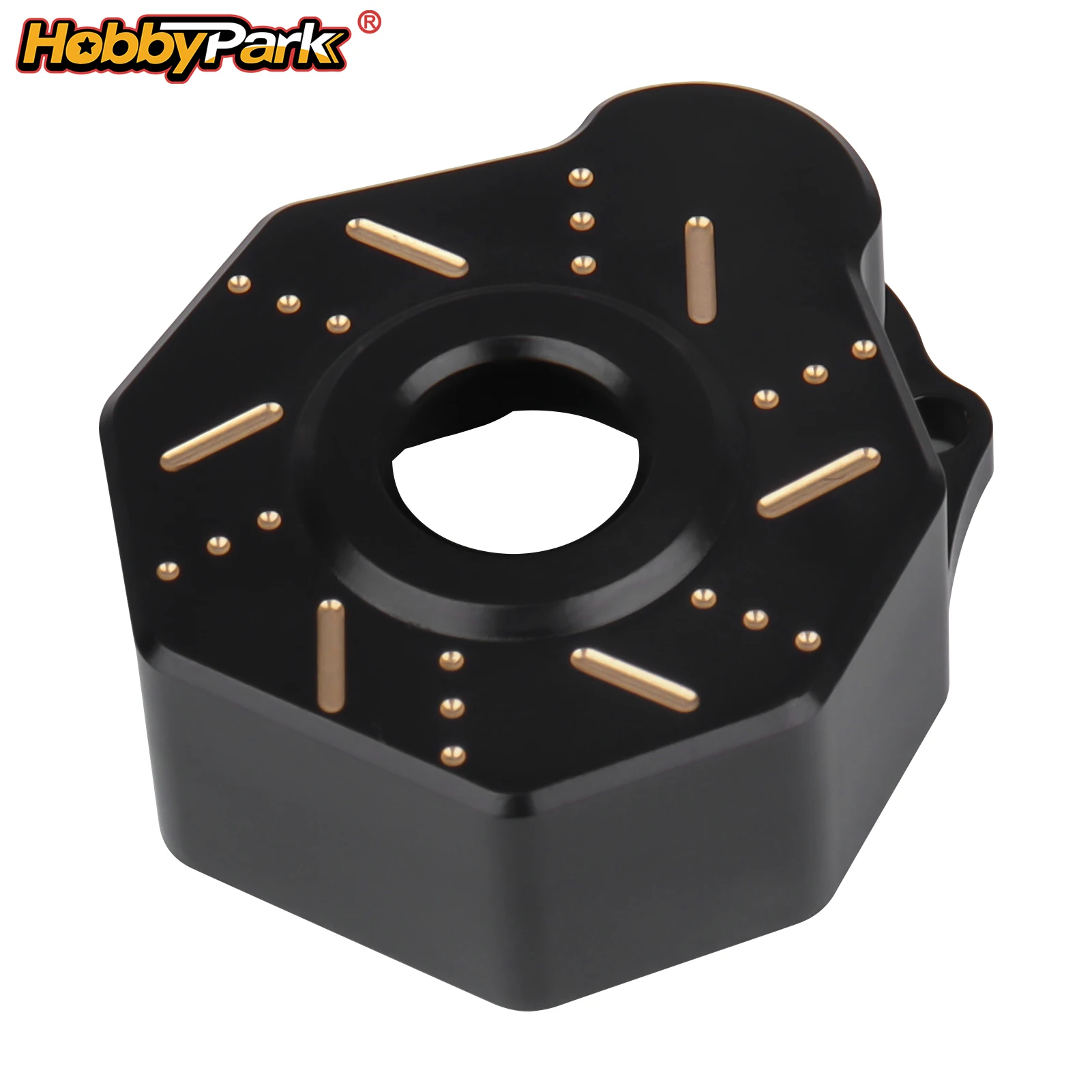 

HobbyPark Brass Outer Portal Housing Covers Weights for TRX4 Front & Rear Axle Upgrades 1pc