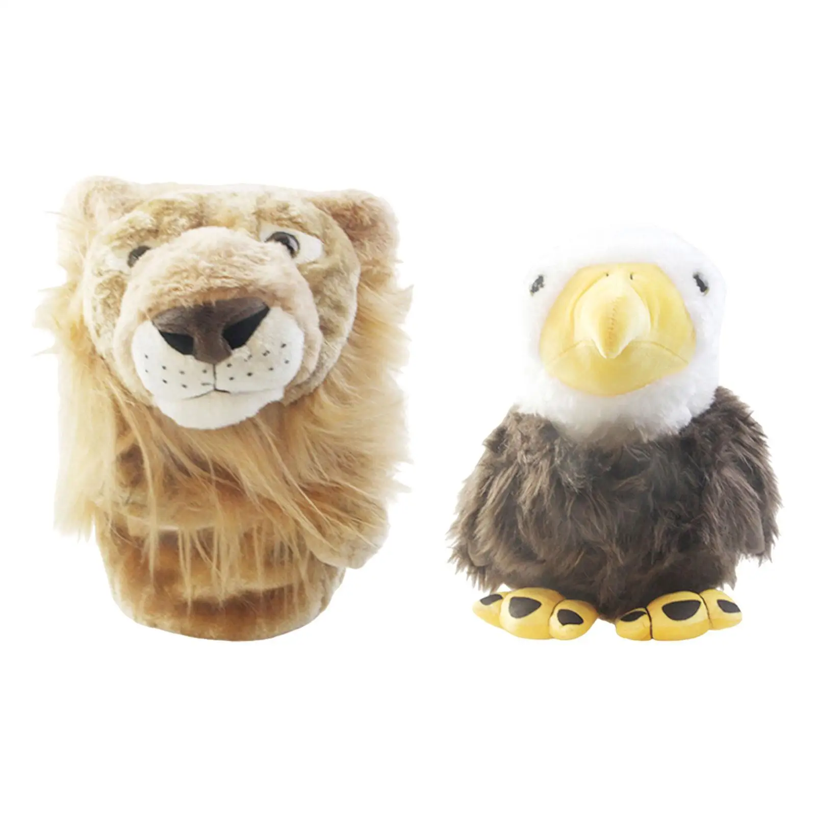 Animal Doll Golf Club Head Cover for Wood Funny Driver Headcover Transport Protection Golf Accessory Scratch Resistant Protector