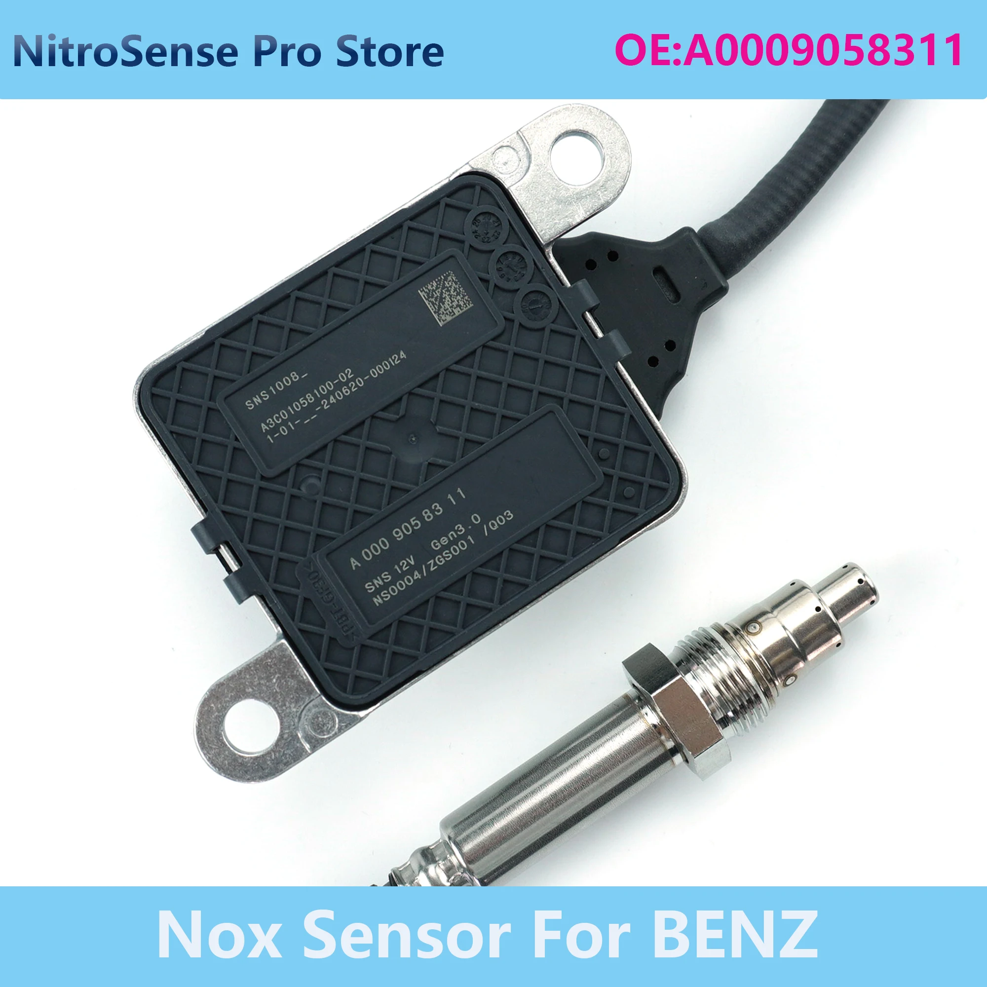 

A0009058311 0009058311 Nitrogen Oxide Sensor For Mercedes-Benz E-Class W213 A238 E220 E300 GLE 350 Sprinter C E S GLE