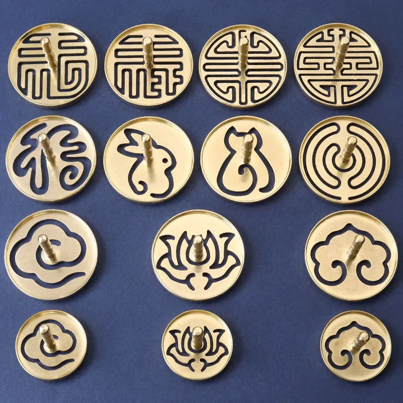 

Pure Copper Fragrant Seal Cutting, Fragrant Powder Pressing, Fragrant Dao Seal Cutting, Tool Fragrant Seal Cutting Zen